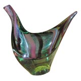 Vintage "Arcobaleno" Vase by Anzolo Fuga