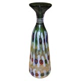 Hand-Blown Glass "Murrine Incatenate" Vase by Anzolo Fuga