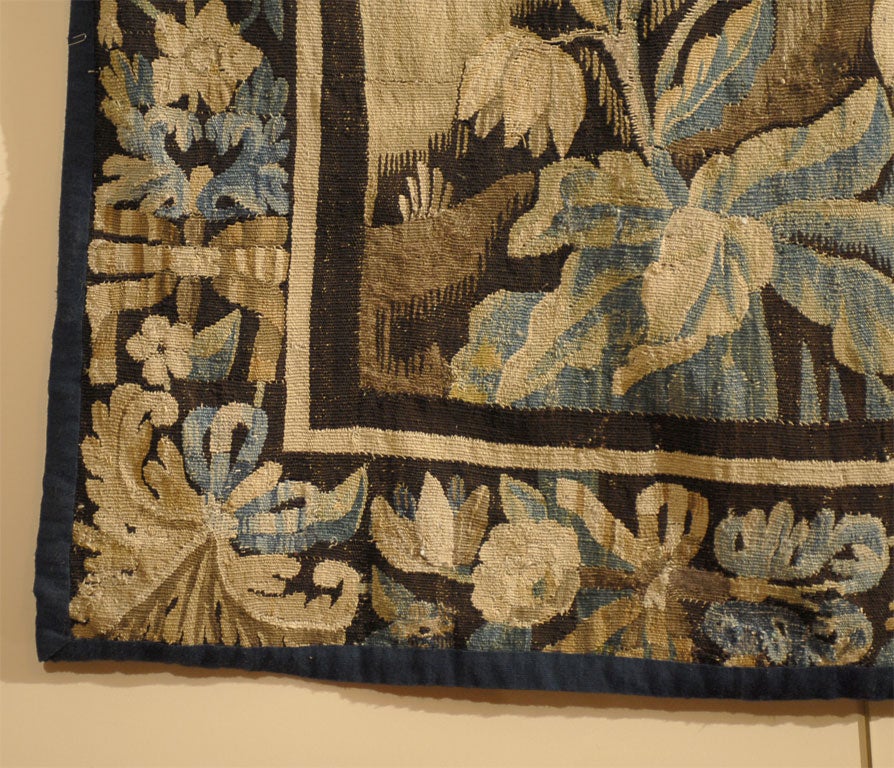 Régence French Regence Period Aubusson Tapestry with Landscape Scene, c. 1720 For Sale