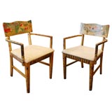 Pair of Folk Art Chairs