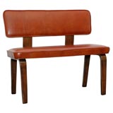 Leather Thonet Bench