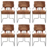Set of 6 chairs by Pace Collection