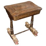 Antique Circa 1840 Chinese Export Sewing Table