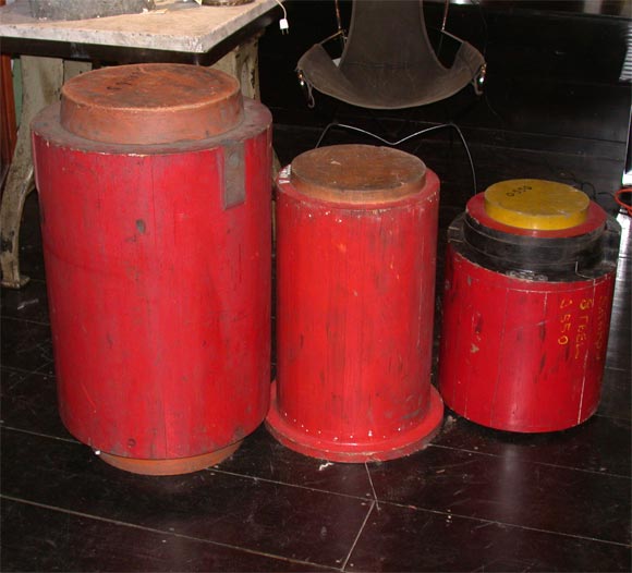 Set of Three Factory Case Molds