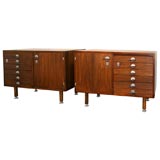 Pair of Rosewood Side Boards by Jens Risom