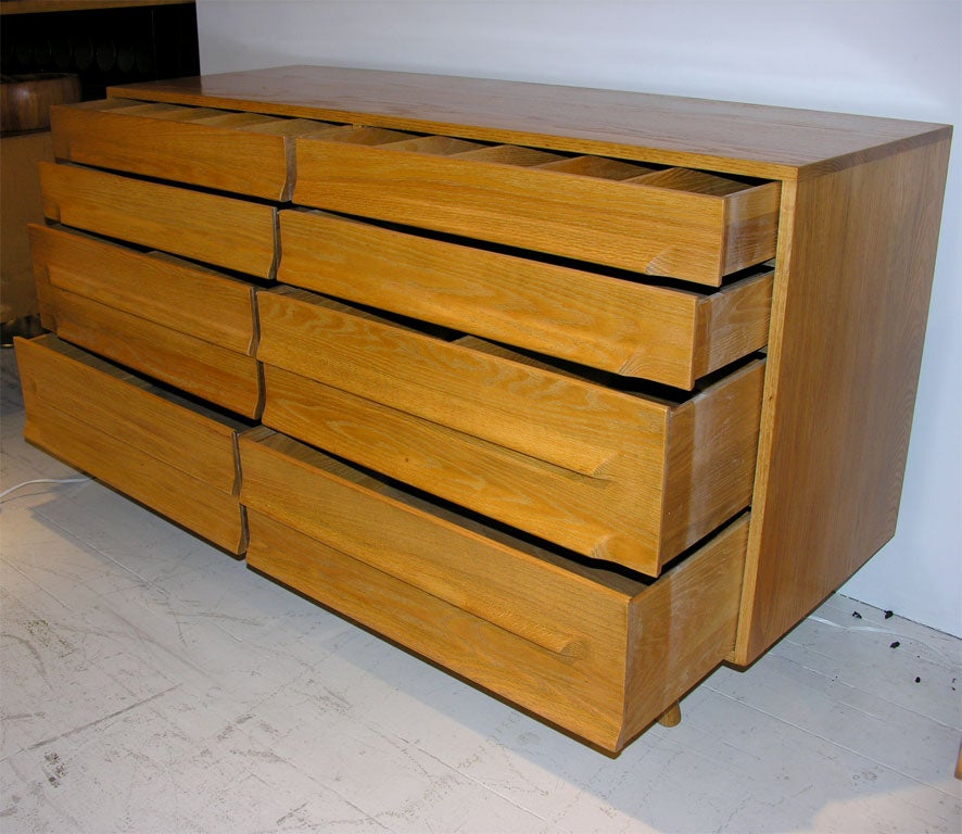 Oak Double Dresser by Paul Laszlo for Brown Saltman 2