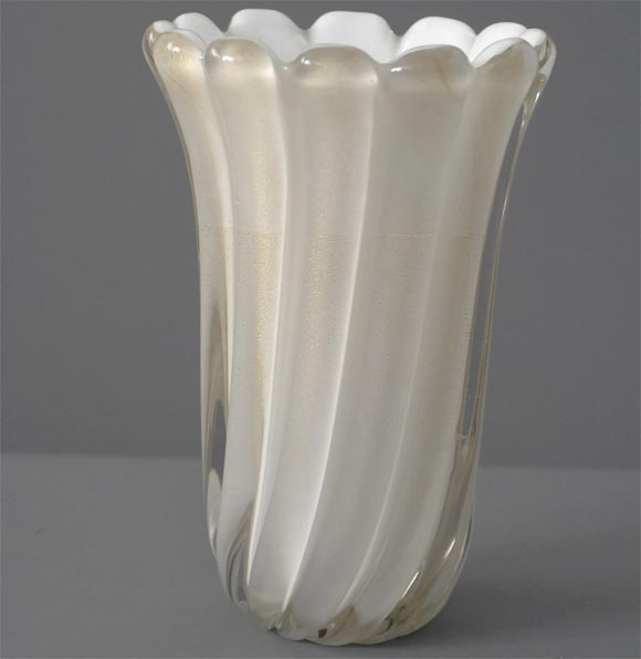 Barovier & Toso  Fluted Vase