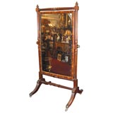 19th Century English Cheval Mirror