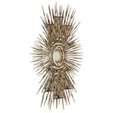 Metal Starburst Wall Sculpture