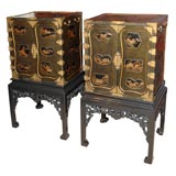 Pair of Lacquer Cabinets