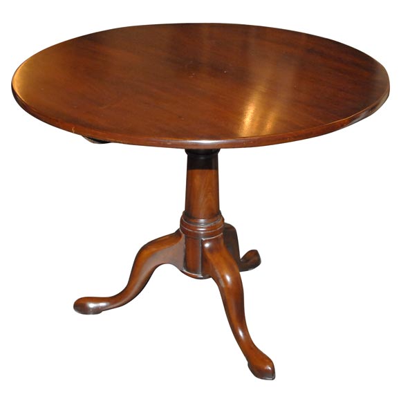 George II mahogany tripod table For Sale