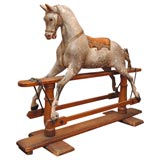 An 1870's French Rocking Horse