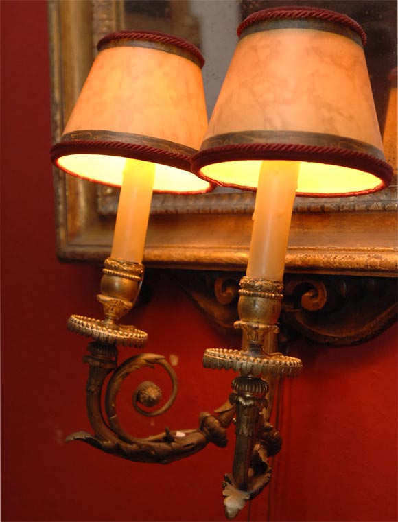 A Pair of 20th C. French Sconces with 17th & 19th C. Elements 3