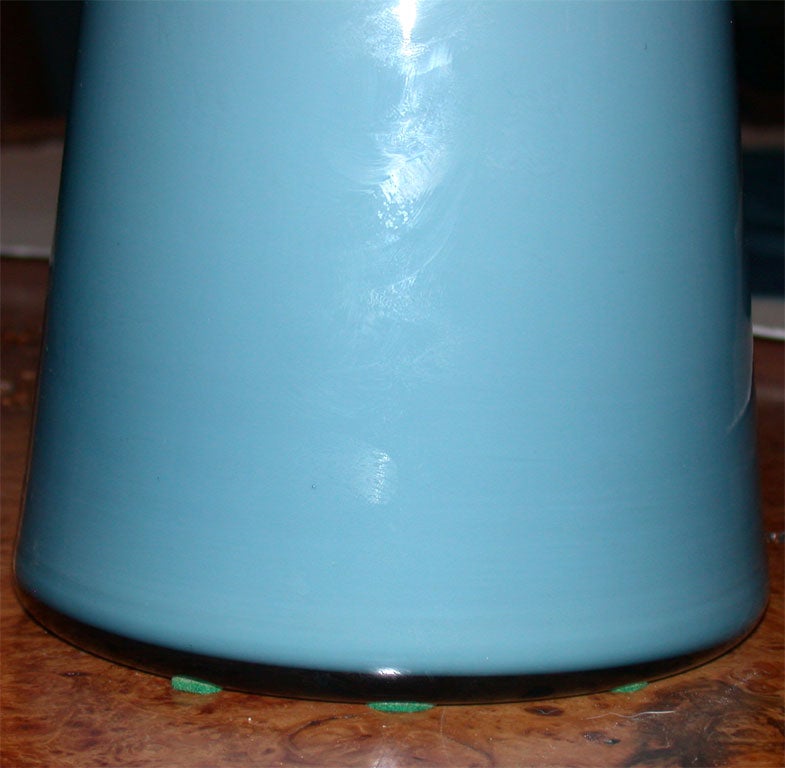 1960's Murano Glass Vase by Vistosi For Sale 2