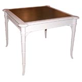 White Lacquer Games Table Attributed to Dororthy Draper