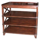 Used Manhattan End Table, Regency, Mahogany