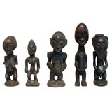 5 carved figures