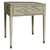 Antique Glass topped display table