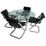 MOD TUBULAR DINING/BREAKFAST SET