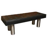 Modernist Button Tufted Bench