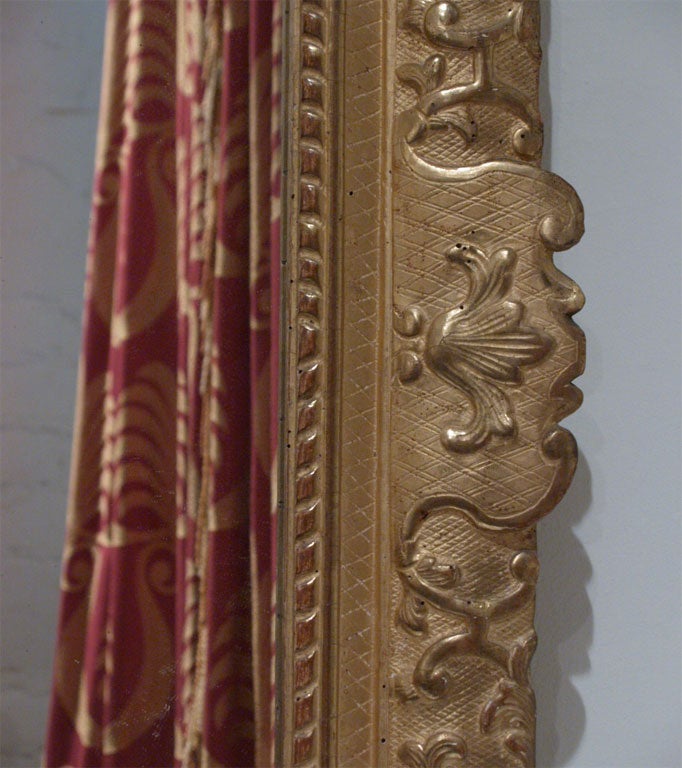 18th Century and Earlier Period Regence Gilt Wood Mirror For Sale