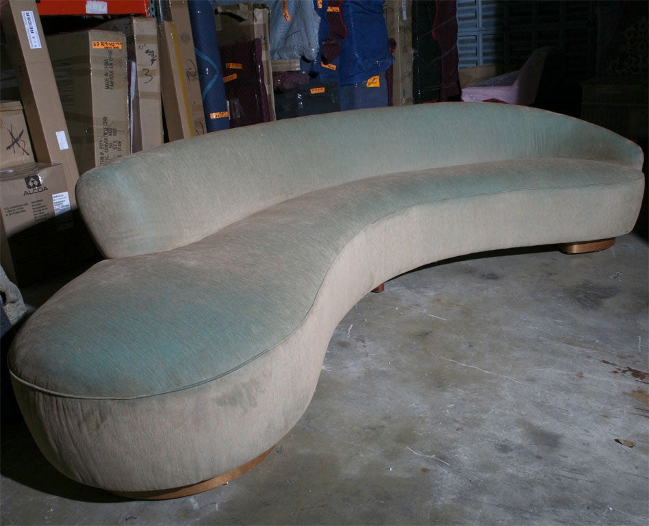 Vladimir Kagin Free Form Curved Sofa