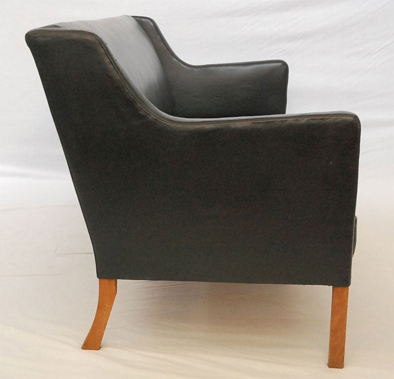 Black Leather Sofa 3