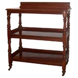 19th Century Three-Tier  Serving Trolley