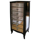 #4103 Tall Mirrored Chest of Drawers
