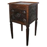 Antique Small-Scale Italian Walnut Neo-Classical Side Cabinet