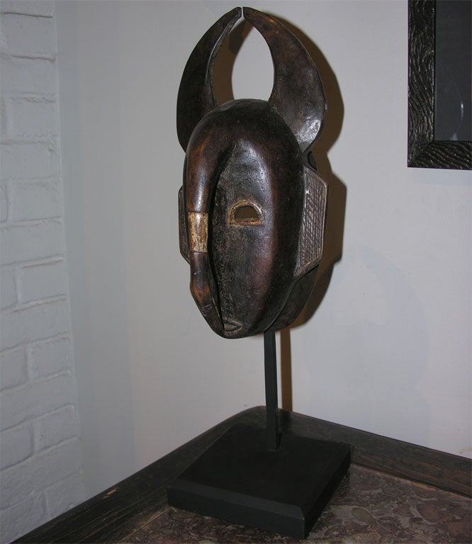 Horned Mask by the Guro People of the African Ivory Coast