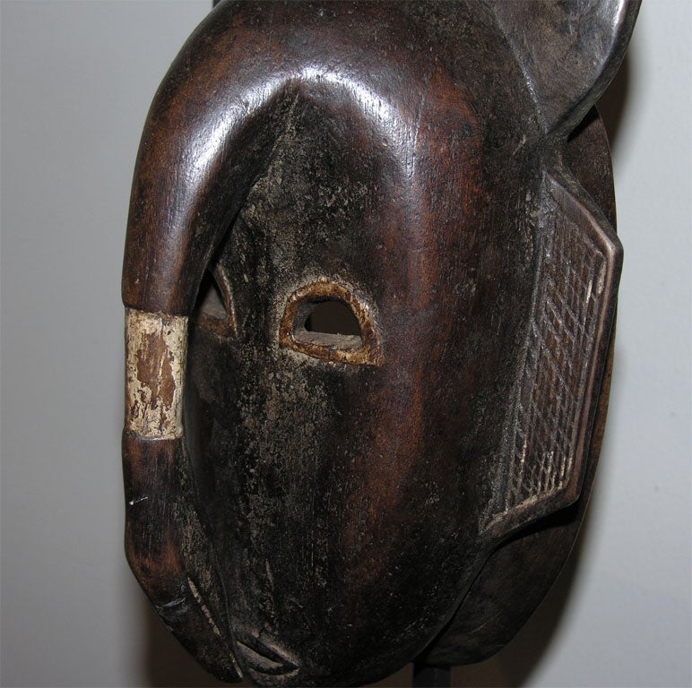 Wood Ivory Coast African Mask