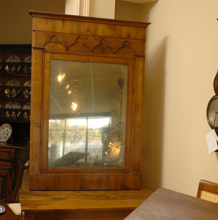 Empire period Mirror in Walnut, Tuscany Italy, c. 1815