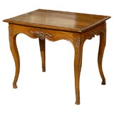 Louis XV Center Table in Walnut from Lyon, France, c. 1750