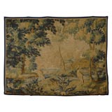 French Aubusson Tapestry with Game Preserve Scene, c. 1760