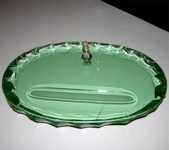 Oval Pen Holder by Fontana Arte In Good Condition In New York, NY