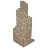 Scrabble Tile Building by Clare Graham