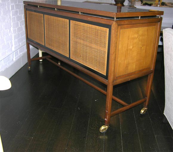 Console/ buffet  with sliding cane doors by Michael Taylor 4