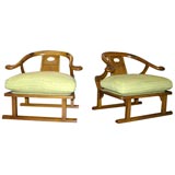 Chinese style chairs by Michael Taylor for Baker