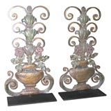 Pair of Wrought Iron Appliques