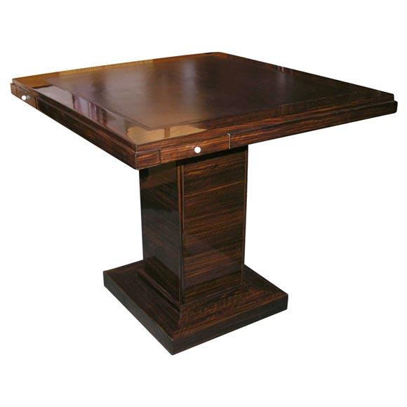 Art Deco Game Table For Sale