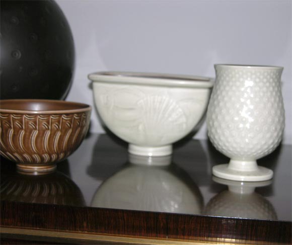20th Century Group of glazed ceramic vases by Nils Thorsson