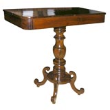 19th Century Empire Style Pedestal Console Table