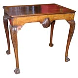 Irish Georgian Mahogany Silver Table