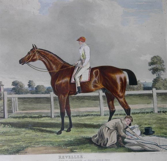 Set of Four 19th Century Equestrian Prints For Sale 4