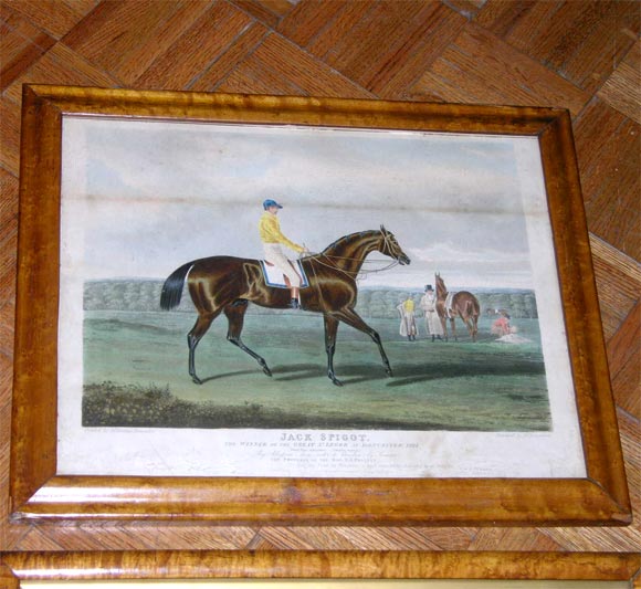 Set of Four 19th Century Equestrian Prints For Sale 5