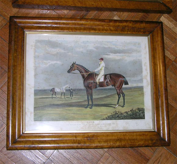 Set of four 19th century equestrian prints.