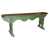 18th Century painted bench