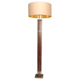 Glass Cylinder Floor Lamp