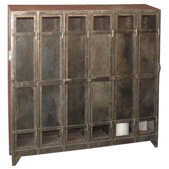 Industrial Steel Locker Set